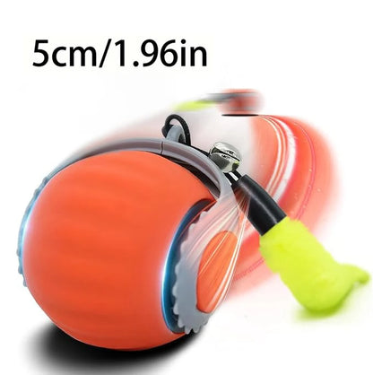 Interactive Smart Cat Ball Toy Automatic Rolling Electric Pet Teaser USB Rechargeable Self-Moving Bouncing Kitten Toy
